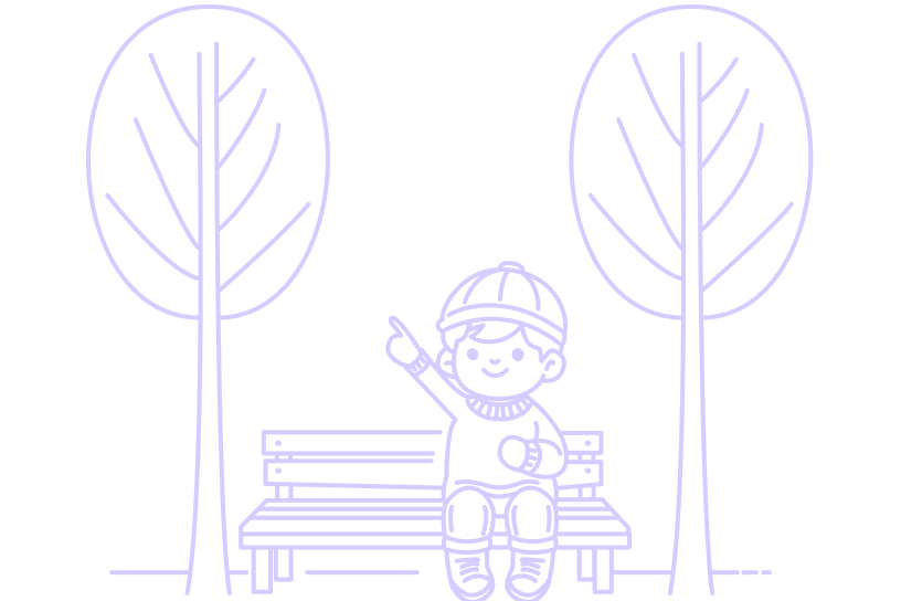 Parents and children illustration