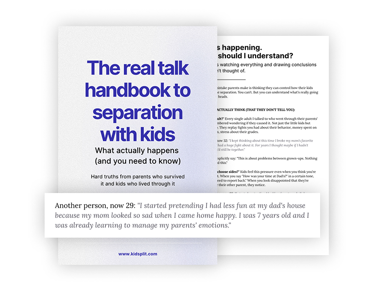 Real Talk Handbook to Separation with Kids